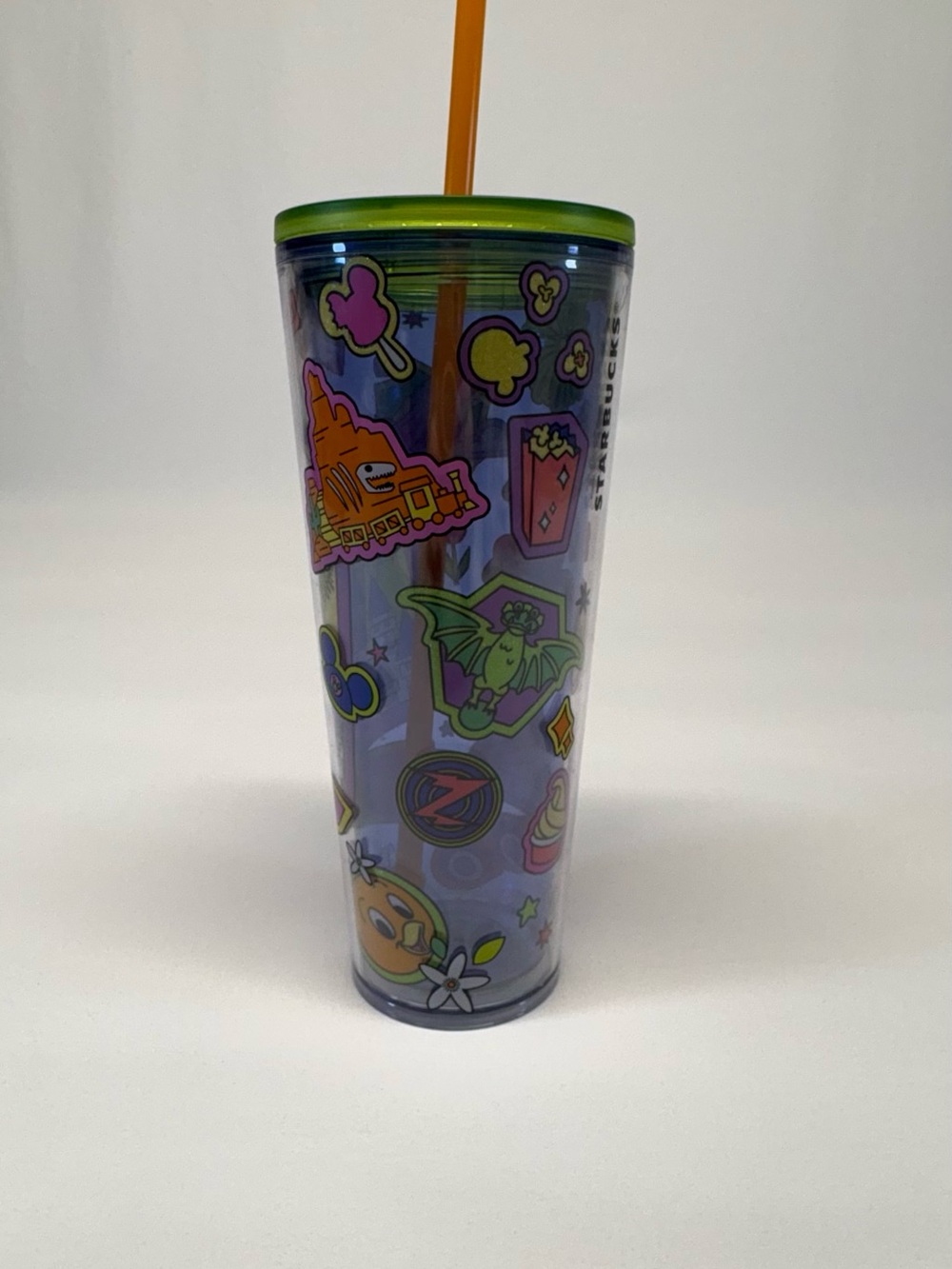 NEW Disney Parks 2026 Magic Kingdom Starbucks Tumbler 24oz NEVER USED